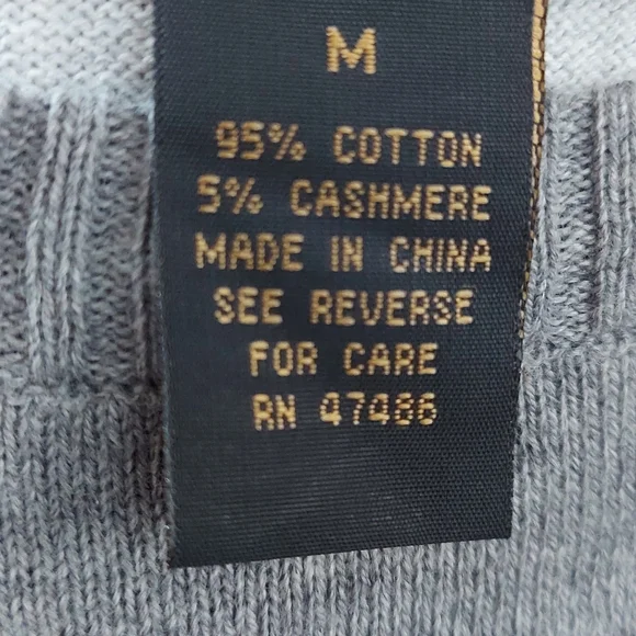 OLEG Cassini - Women's Cashmere/Cotton Blend Sweater - Picture 7 of 8